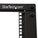 スターテック 4ポスト オープンフレーム型サーバーラック 8U【取寄商品】