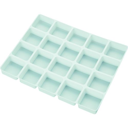 トラスコ中山 PPトレー 角 20マス 30×30【取寄商品】