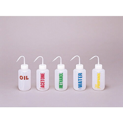 ニッコーハンセン ネームイン洗浄瓶〈PE製〉 オイル【取寄商品】