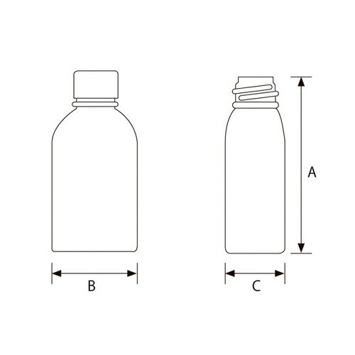 シント—化学 1型投薬瓶　300ml　50本入【取寄商品】