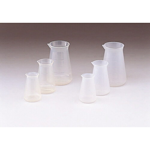 ニッコーハンセン コニカルビーカー PP製 500ml 目盛付【取寄商品】