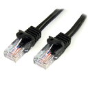 スターテック Cat5e LANケーブル 2m ブラック【取寄商品】