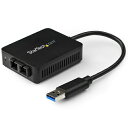 スターテック USB 3.0 光ファイバ変換アダプタ 2芯SC【取寄商品】