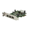 スターテック PCIe FireWire400/800増設カード【取寄商品】