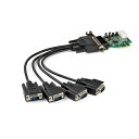 スターテック RS232Cシリアル増設PCIeカード 4ポート【取寄商品】