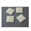 スターテック 結束バンド固定具(粘着シート付) 100個入【取寄商品】