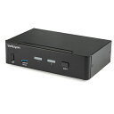 スターテック KVMスイッチ 2ポート DisplayPort【取寄商品】