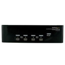 スターテック KVMスイッチ 4ポート デュアルDVI/VGA【取寄商品】