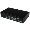 スターテック KVMスイッチ 4ポート VGA/OSD機能【取寄商品】