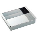 エムテートリマツ 18−0玉子豆腐器 関西型 13.5×16.5cm【取寄商品】