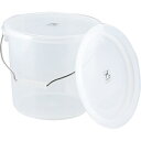 エンテック PO−13Bポリプロバケツ13(12.7L)蓋 緑【取寄商品】