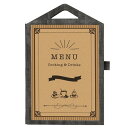 シンビ シンビ ハンドル付メニューブック CMB−2 黒【取寄商品】