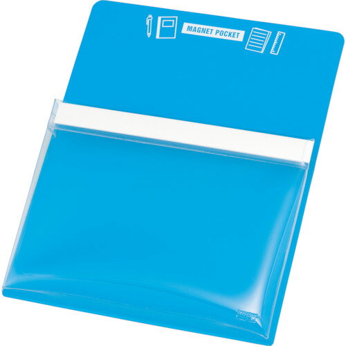 トラスコ中山 マグネットポケットA4用青【取寄商品】 トラスコ中山 マグネットポケットA4用青【取寄商品】