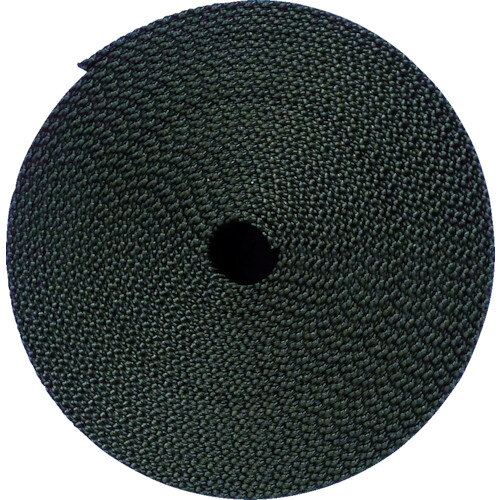 トラスコ中山 ナイロン平ベル1.6t×30mm×5m黒【取寄商品】