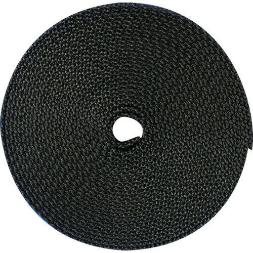 トラスコ中山 ナイロン平ベル1.6t×38mm×5m黒【取寄商品】