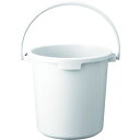 トラスコ中山 PPカラーバケツ22L白【取寄商品】