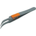 トラスコ中山 ラバーグリップ付ピンセット非粘着タイプTSP225【取寄商品】