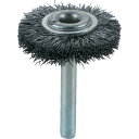 トラスコ中山 軸付ホイールブラシφ38X軸6鋼線線径0.3【取寄商品】