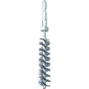 トラスコ中山 六角軸付ネジリブラシワイヤーφ16線径0.2【取寄商品】