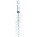 トラスコ中山 六角軸付ネジリブラシナイロンφ25線径0.5【取寄商品】
