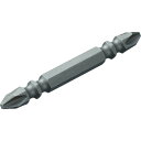トラスコ中山 両頭W溝ビット2X6510本入【取寄商品】