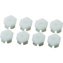 トラスコ中山 アクロキャリーAC−1用滑り止めゴムS10個入白【取寄商品】