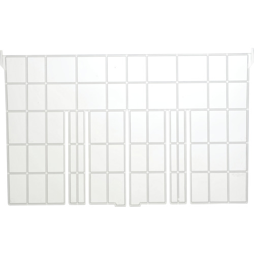 トラスコ中山 仕切板長手F−3用透明【取寄商品】