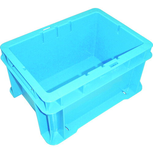 トラスコ中山 F型エコキャップ再生コンテナ5Lライトブルー【取寄商品】