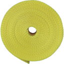 トラスコ中山 ナイロン平ベル1.6t×38mm×5m黄色【取寄商品】