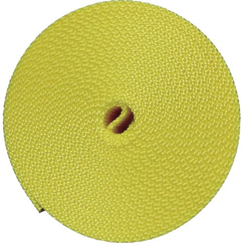トラスコ中山 ナイロン平ベル1.6t×30mm×5m黄色【取寄商品】