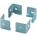 トラスコ中山 セミボルトレス軽量棚中段金具4個入【取寄商品】