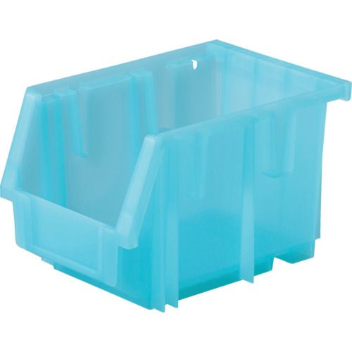 トラスコ中山 VN型コンテナ0.6Lクリアブルー【取寄商品】
