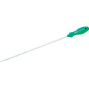京都機械工具 樹脂柄ドライバロング丸軸 マイナス5.5mm【取寄商品】