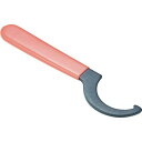 トラスコ中山 キーレスチャック用 フックスパナ【取寄商品】