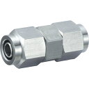 トラスコ中山 SUSユニオン 適用チューブ径6X4【取寄商品】