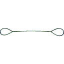 トラスコ中山 玉掛けワイヤーロープ 段落し 12mmX1m【取寄商品】