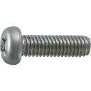 トラスコ中山 ナベ頭小ネジ チタン 全ネジ M6X25 4本入【取寄商品】