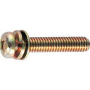 トラスコ中山 ナベ頭組込ネジ クロメートP−4 サイズM3X10【取寄商品】