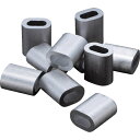 トラスコ中山 アルミスリーブ 適合ワイヤ径2.0mm 20個入【取寄商品】