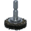 トラスコ中山 軸付ホイールブラシ φ32X軸6.35【取寄商品】