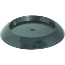 トラスコ中山 キャスタ−用受け皿64MM黒【取寄商品】
