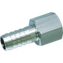 アソー SUS内ねじホースニップルPT1/2×Φ14【取寄商品】