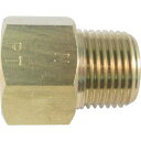 アソー 黄銅製変換内外ソケット外NPT1/8×内PT1/8【取寄商品】
