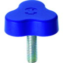 三星 イーグルスターノブ 三平 M5×15 青【取寄商品】