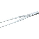 トラスコ中山 ステンレス製ピンセット180mm直ギザ付【取寄商品】