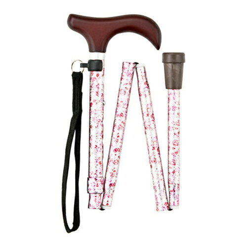 マキテック 充実ステッキ　折りたたみ　ブルー【取寄商品】