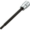 京都機械工具 9.5sq.ロングヘキサゴンビットソケット6mm【取寄商品】