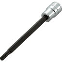 京都機械工具 9.5sq.ロングヘキサゴンビットソケット8mm【取寄商品】