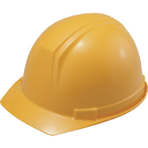 谷沢製作所 ABS製前ひさし型ヘルメット 黄【取寄商品】