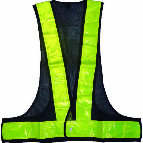 ミズケイ 安全ベスト/70mmタイプキングサイズ<紺/黄>【取寄商品】
